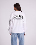 10200 ALVA ATELIER WHITE/BLACK LONGSLEEVE