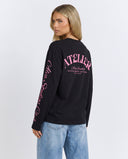 10207 ALVA ATELIER BLACK/PINK LONGSLEEVE