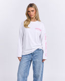 10203 ALVA ATELIER WHITE/PINK LONGSLEEVE
