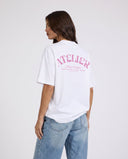 11203 ALVA ATELIER WHITE/PINK OVERSIZED T-SHIRT