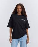 11204 ALVA ATELIER BLACK/WHITE OVERSIZED T-SHIRT
