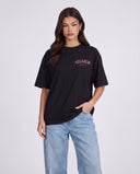 11207 ALVA ATELIER BLACK/PINK OVERSIZED T-SHIRT
