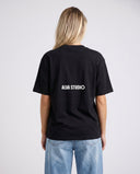11502 ALVA BLACK/WHITE OVERSIZED T-SHIRT