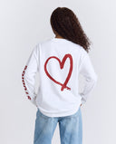 20201 STUDIOS WHITE/RED LONGSLEEVE