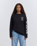 20204 STUDIOS BLACK/WHITE LONGSLEEVE