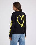 20205 STUDIOS BLACK/YELLOW LONGSLEEVE