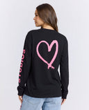 20207 STUDIOS BLACK/PINK LONGSLEEVE