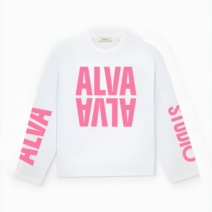 10501 ALVA LONGSLEEVE WIT/ROZE