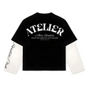 30204 DUBBEL SLEEVE BLACK/WHITE