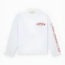 10201 ALVA ATELIER WIT/ROOD LONGSLEEVE