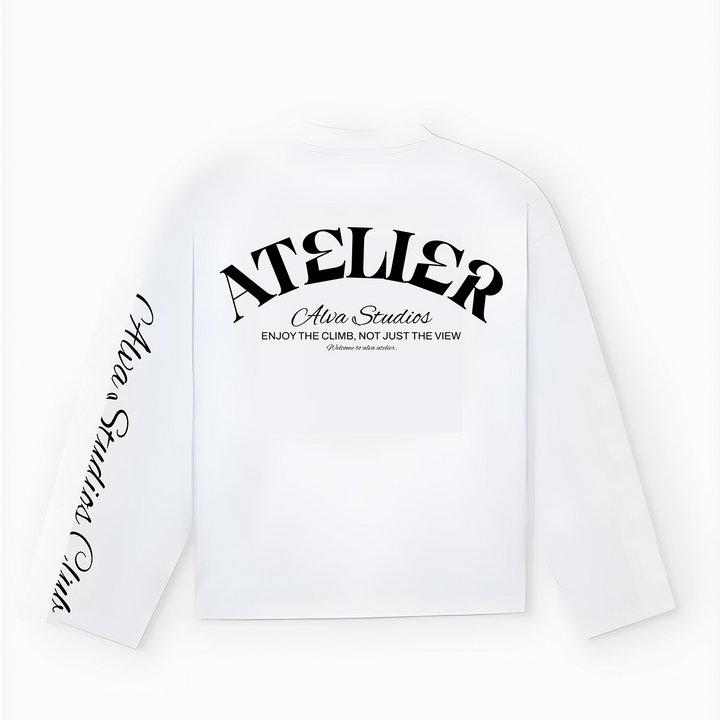 10200 ALVA ATELIER WIT/ZWART LONGSLEEVE