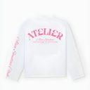 10203 ALVA ATELIER WIT/ROZE LONGSLEEVE