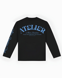 10206 ALVA ATELIER BLACK/BLUE LONGSLEEVE