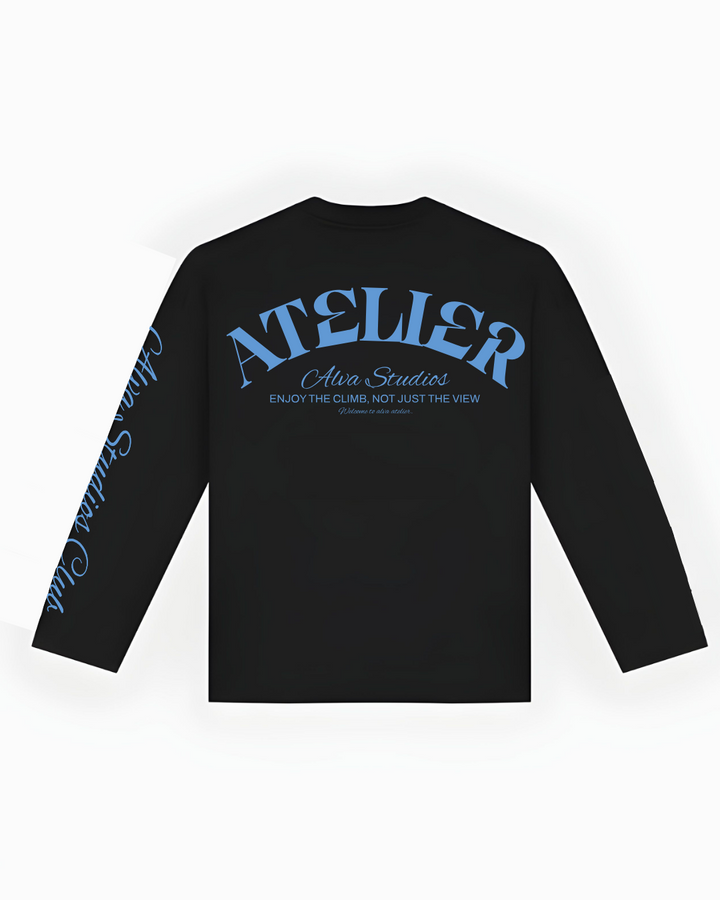 10206 ALVA ATELIER BLACK/BLUE LONGSLEEVE UNISEX