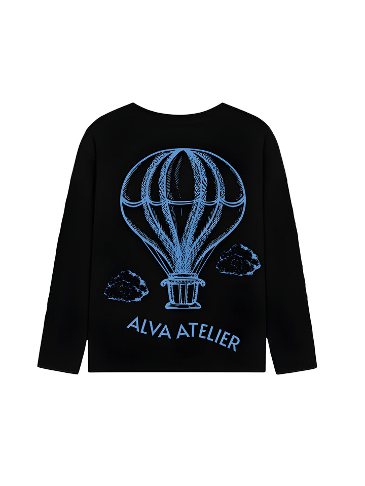 10102 LONGSLEEVE AIR ZWART