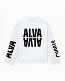 10500 ALVA LONGSLEEVE WHITE/BLACK UNISEX