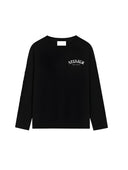 10404 ATELIER CLUB ZWART/WIT LONGSLEEVE
