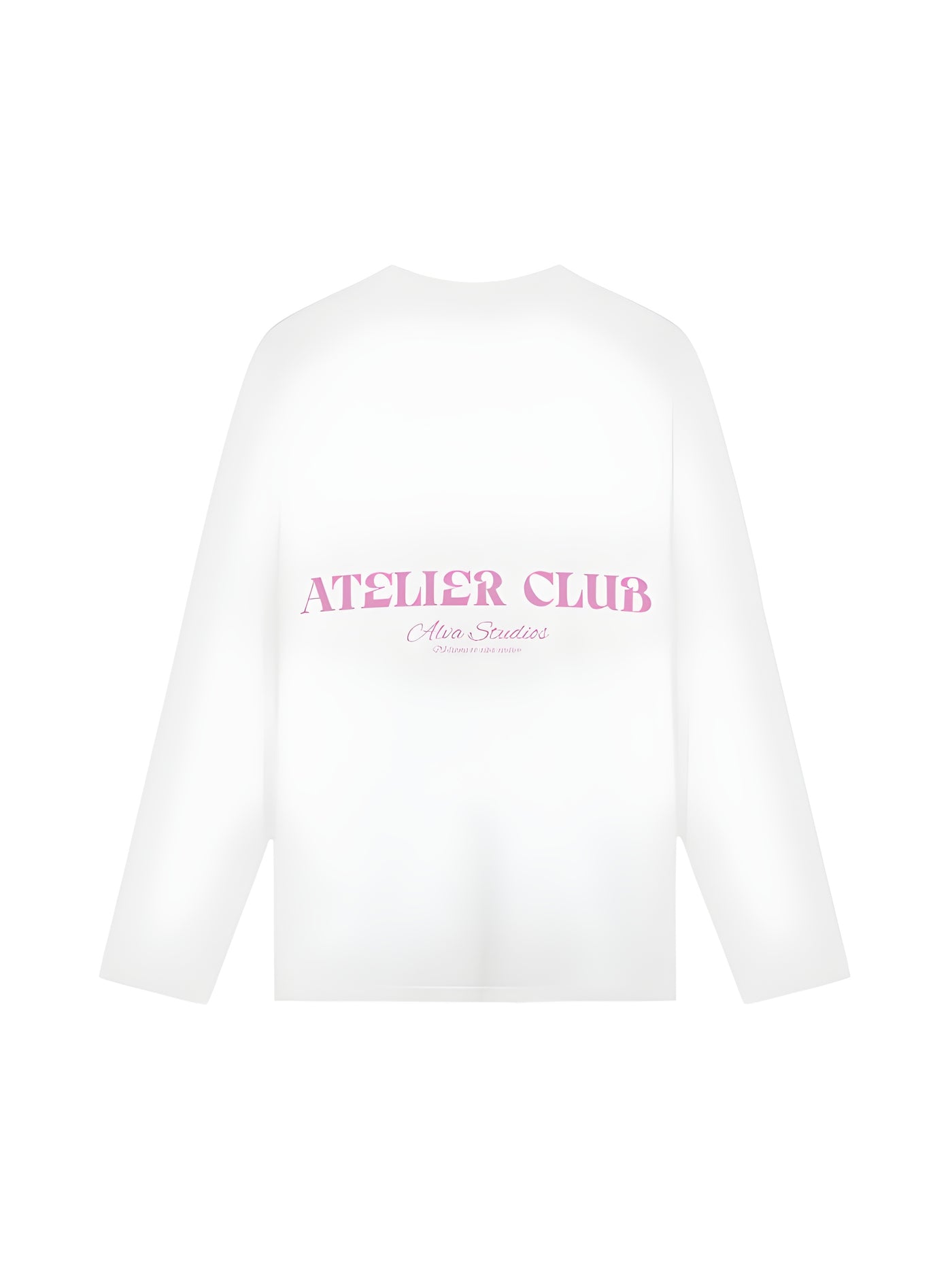 10403 ATELIER CLUB WIT/ROZE LONGSLEEVE