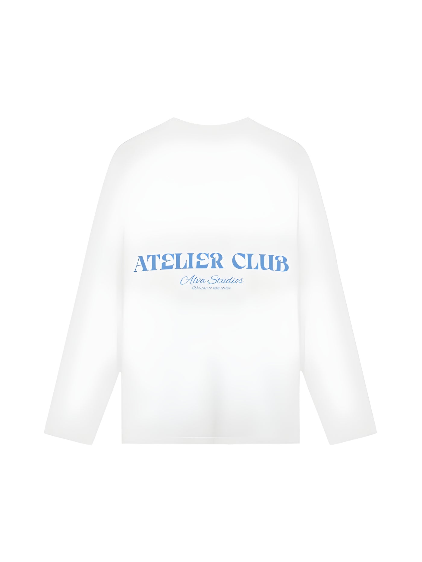 10402 ATELIER CLUB WIT/BLAUW LONGSLEEVE