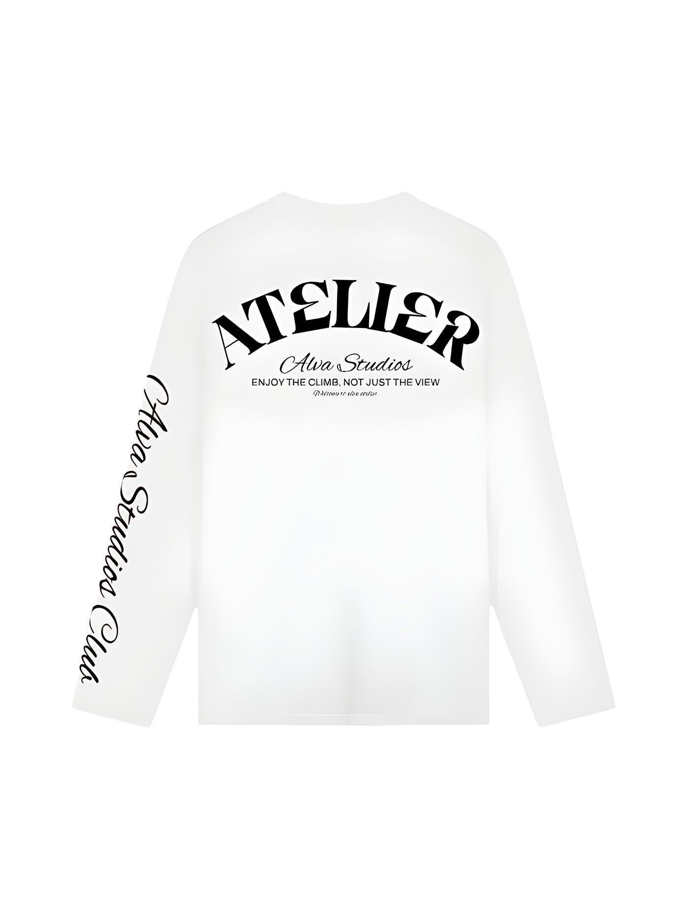 10200 ALVA ATELIER WIT/ZWART LONGSLEEVE