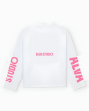 10501 ALVA LONGSLEEVE WHITE/PINK UNISEX