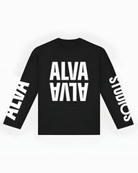 10502 ALVA LONGSLEEVE BLACK/WHITE UNISEX