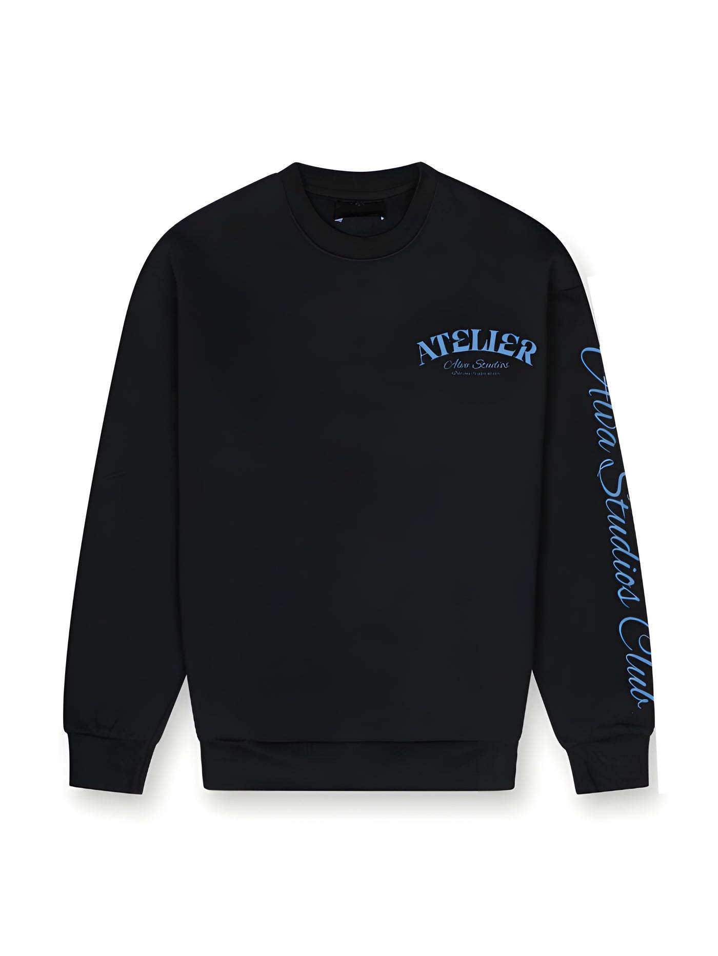 ALVA ATELIER ZWART/BLAUW TRUI