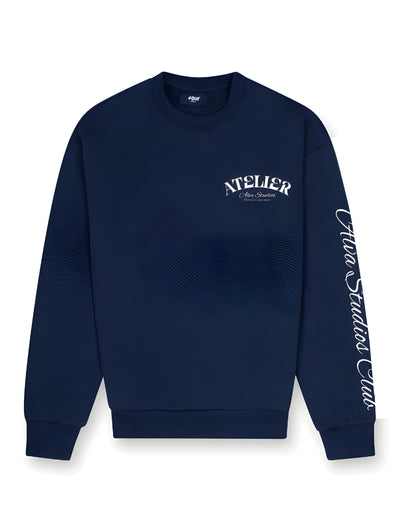 ALVA ATELIER NAVY/WIT TRUI