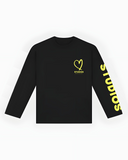 20205 STUDIOS ZWART/GEEL LONGSLEEVE