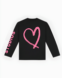 20207 STUDIOS ZWART/ROZE LONGSLEEVE
