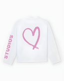 20203 STUDIOS WIT/ROZE longsleeve