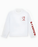 20201 STUDIOS WHITE/RED LONGSLEEVE