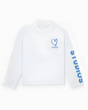20202 STUDIOS WIT/BLauw LONGSLEEVE