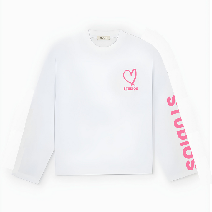 20203 STUDIOS WIT/ROZE LONGSLEEVE