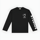 20204 STUDIOS ZWART/WIT LONGSLEEVE