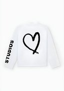 20200 STUDIOS WIT/ZWART LONGSLEEVE
