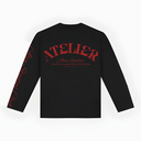 10205 ALVA ATELIER ZWART/ROOD LONGSLEEVE
