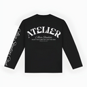 10204 ALVA ATELIER ZWART/WIT LONGSLEEVE