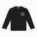 10902 DUBBEL ALVA ZWART/WIT LONGSLEEVE