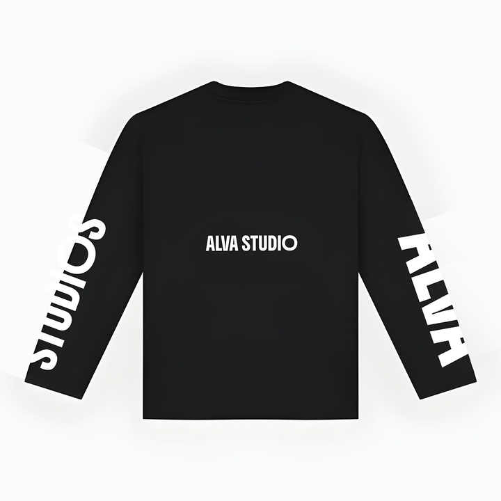 10502 ALVA LONGSLEEVE ZWART/WIT