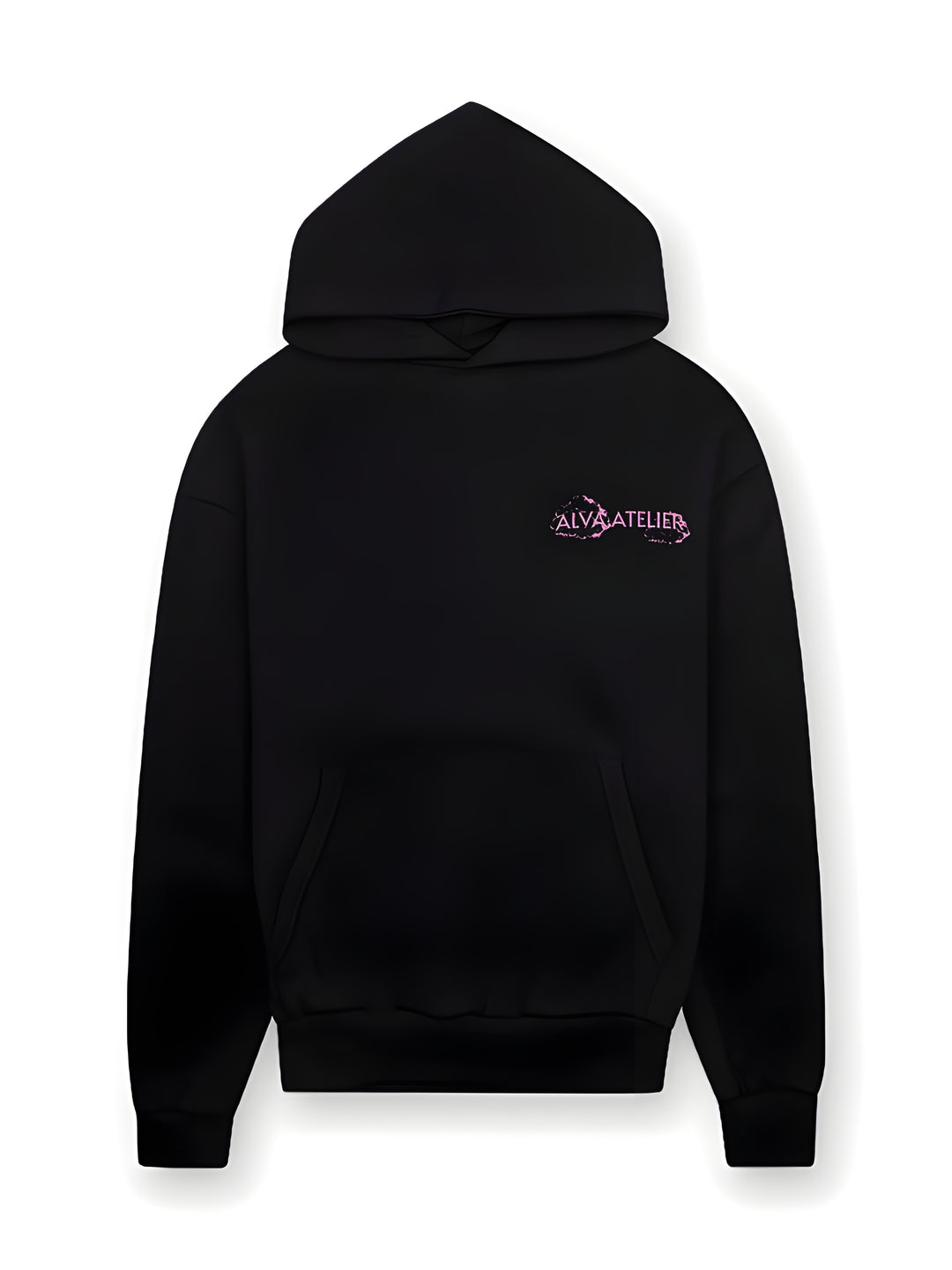 12402 ALVA BLACK/PINK HOODIE