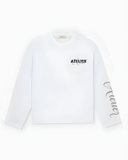 30200 WHITE/BLACK/GREY LONGSLEEVE