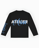 30206 BLACK/WHITE/BLUE LONGSLEEVE