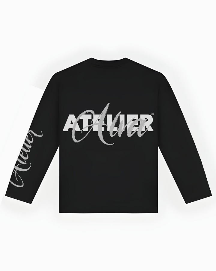 30204 BLACK/WHITE/GREY LONGSLEEVE