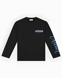 30206 BLACK/WHITE/BLUE LONGSLEEVE