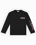 30207 BLACK/WHITE/PINK LONGSLEEVE