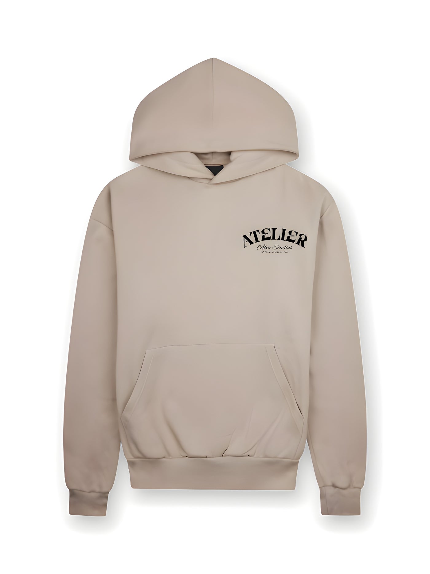 12005 ATELIER ENJOY THE CLIMB BEIGE HOODIE