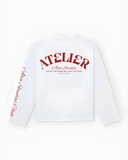 10201 ALVA ATELIER WHITE/RED LONGSLEEVE