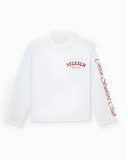 10201 ALVA ATELIER WHITE/RED LONGSLEEVE UNISEX