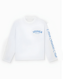 10202 ALVA ATELIER WHITE/BLUE LONGSLEEVE UNISEX